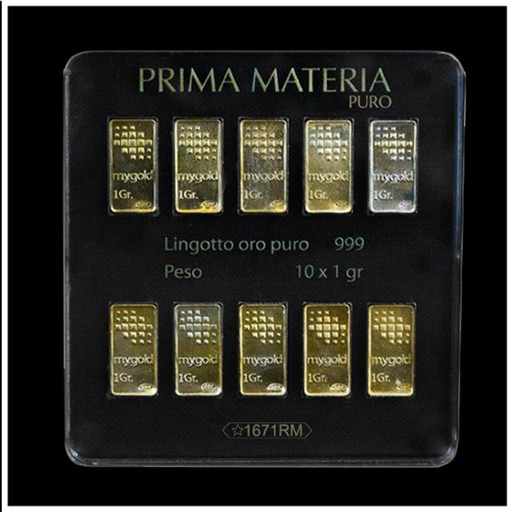 Pietra PRIMA MATERIA in Oro giallo PM10GR - PM10GR